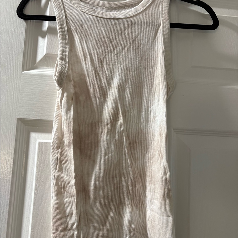 A New Day Cream Tie-Dye Tank Top